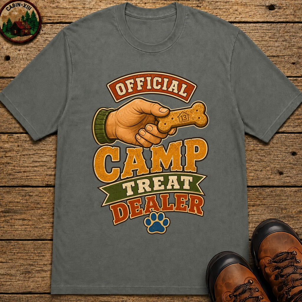 Camp Treat Dealer T Shirt - Pepper