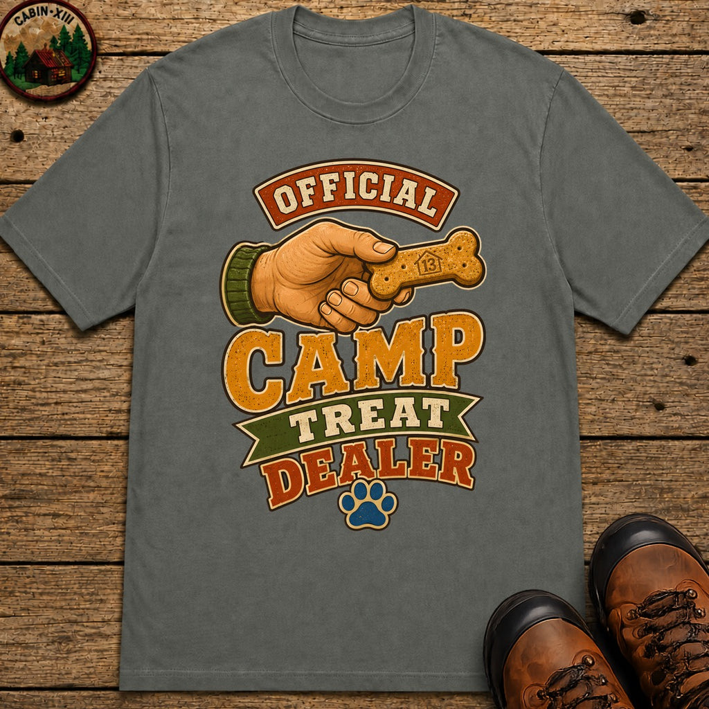 Camp Treat Dealer T Shirt - Pepper