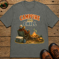 Campfire And Chill T-Shirt - Pepper