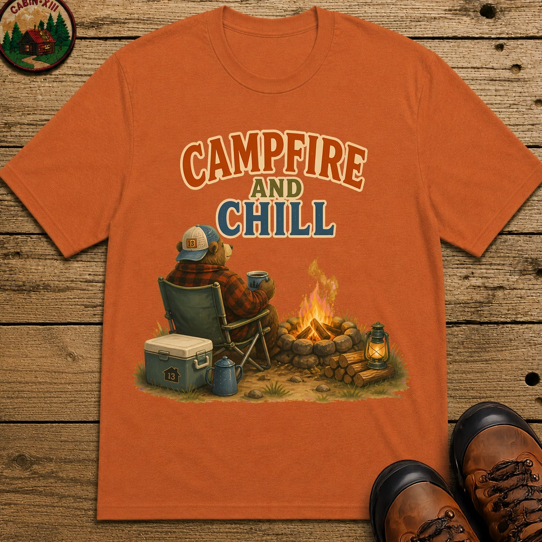 Campfire And Chill T-Shirt - Yam
