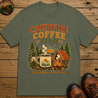 Campfire Coffee Club T-Shirt - Moss