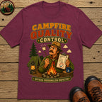 Campfire Quality Control T-Shirt - Berry