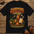 Campfire Quality Control T-Shirt - Black