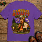Campfire Quality Control T-Shirt - Grape