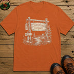 Campground Entrance Sketch T-Shirt - Yam