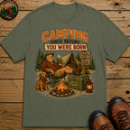 Camping Since Before You Were Born T-Shirt - Moss