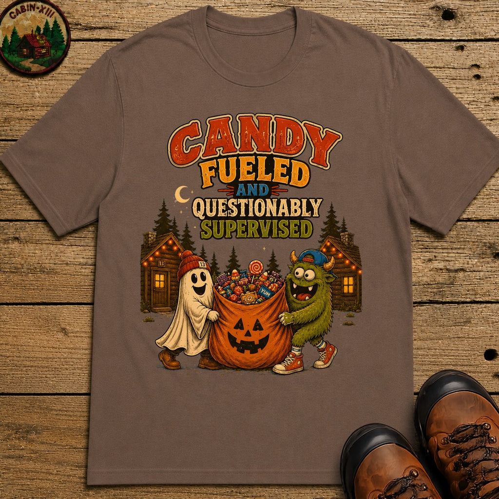 Candy Fueled T Shirt - Espresso