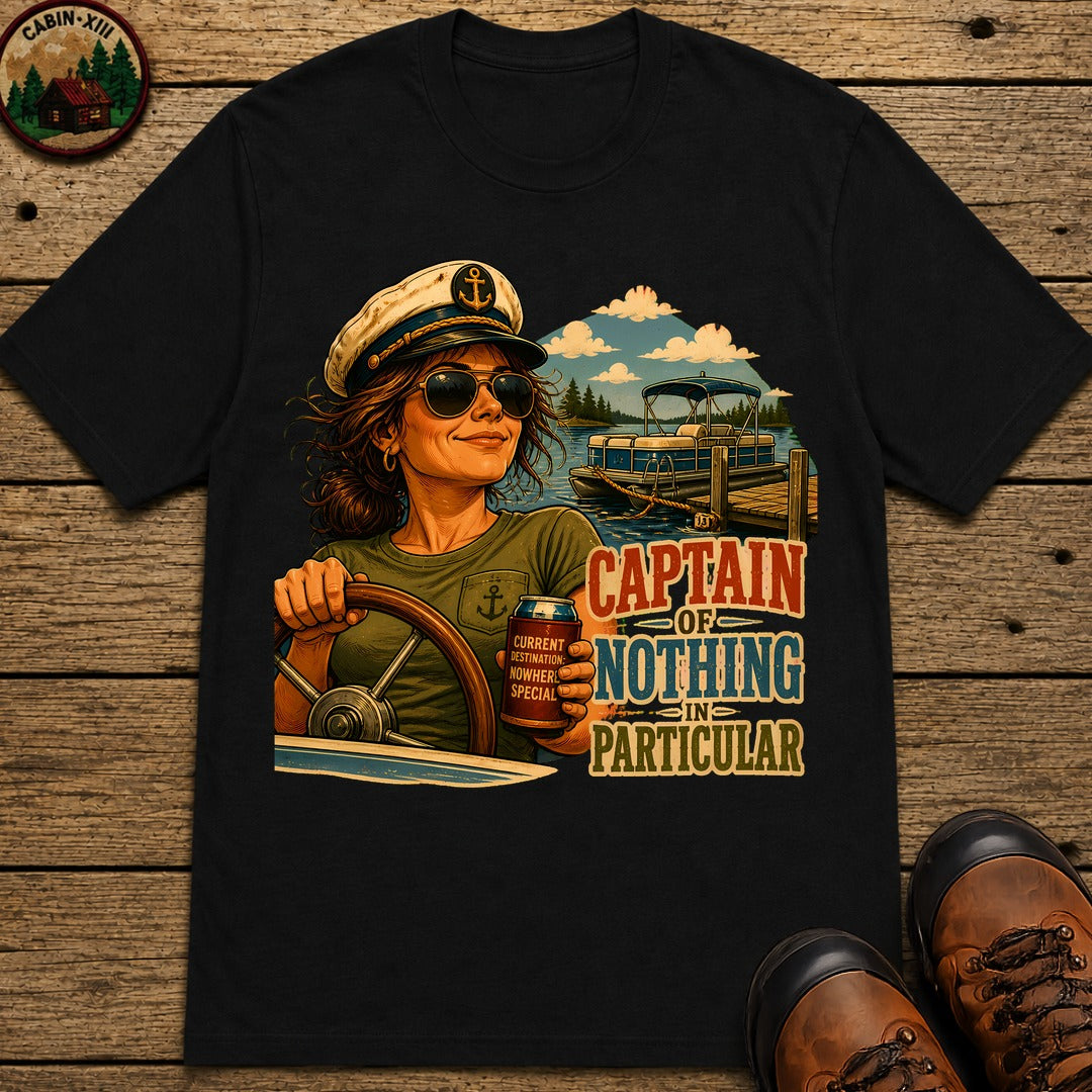 Captain Of Nothing T-Shirt - Black