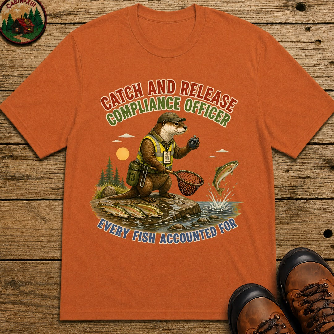 Catch And Release Officer T-Shirt - Yam