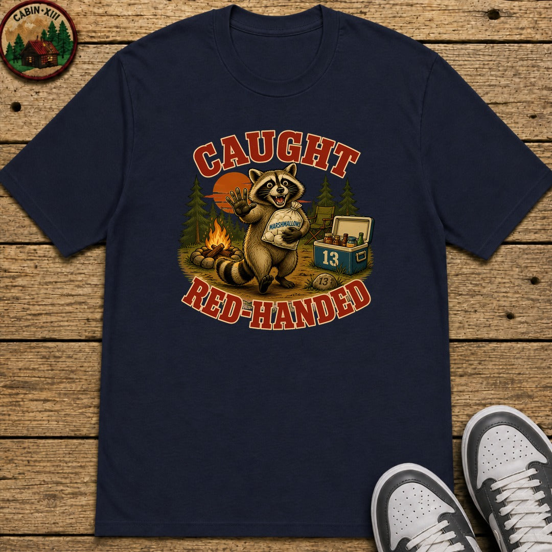 Caught Red Handed Kids T-Shirt - Navy