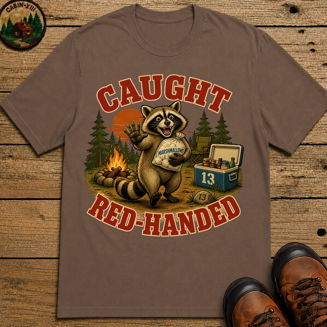 Caught Red Handed T-Shirt - Espresso