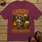 Caught Red Handed T Shirt - Berry