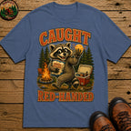 Caught Red Handed T Shirt - Blue Jean