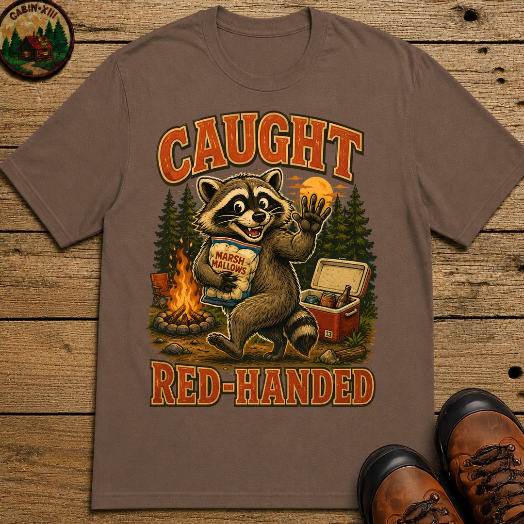 Caught Red Handed T Shirt - Espresso