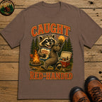 Caught Red Handed T Shirt - Espresso