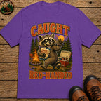 Caught Red Handed T Shirt - Grape