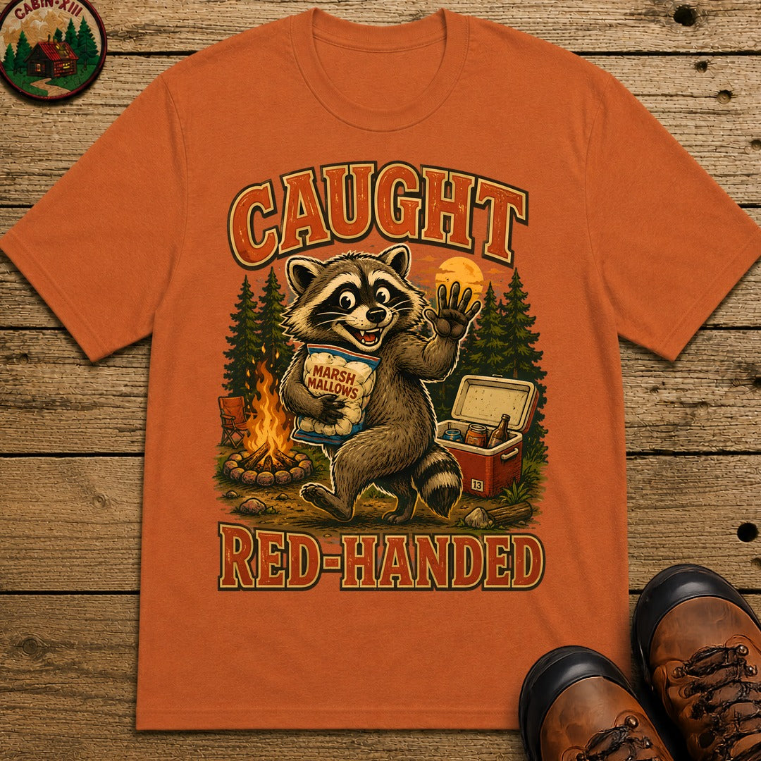 Caught Red Handed T Shirt - Yam