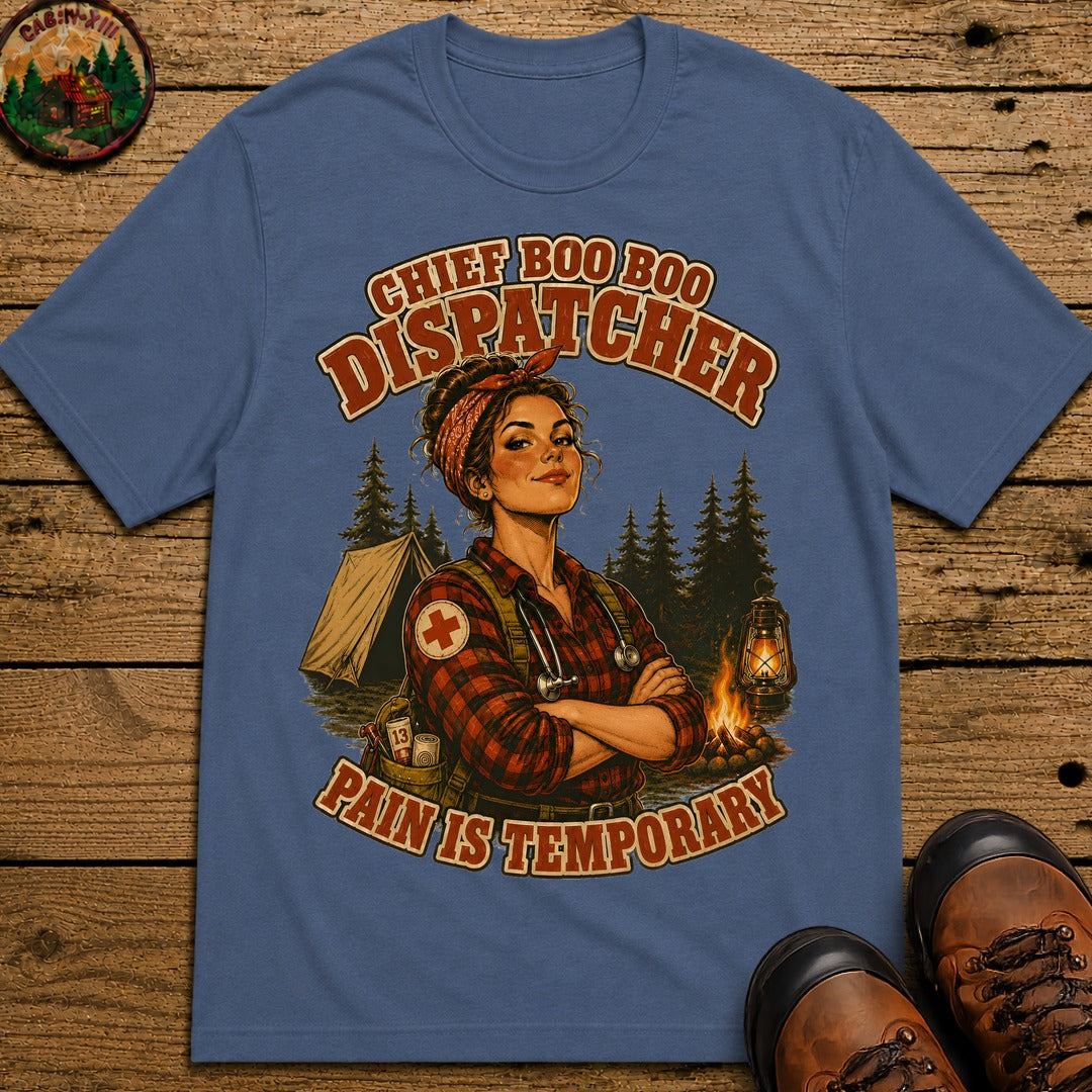 Chief Boo-Boo Dispatcher T-Shirt - Blue Jean