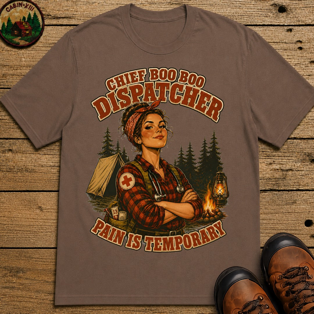 Chief Boo-Boo Dispatcher T-Shirt - Espresso
