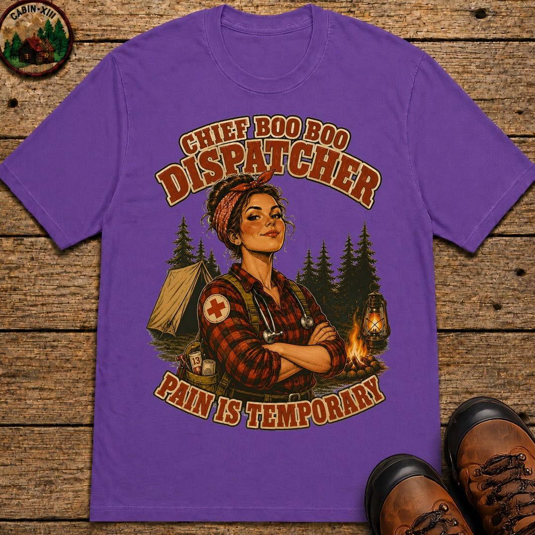Chief Boo-Boo Dispatcher T-Shirt - Grape
