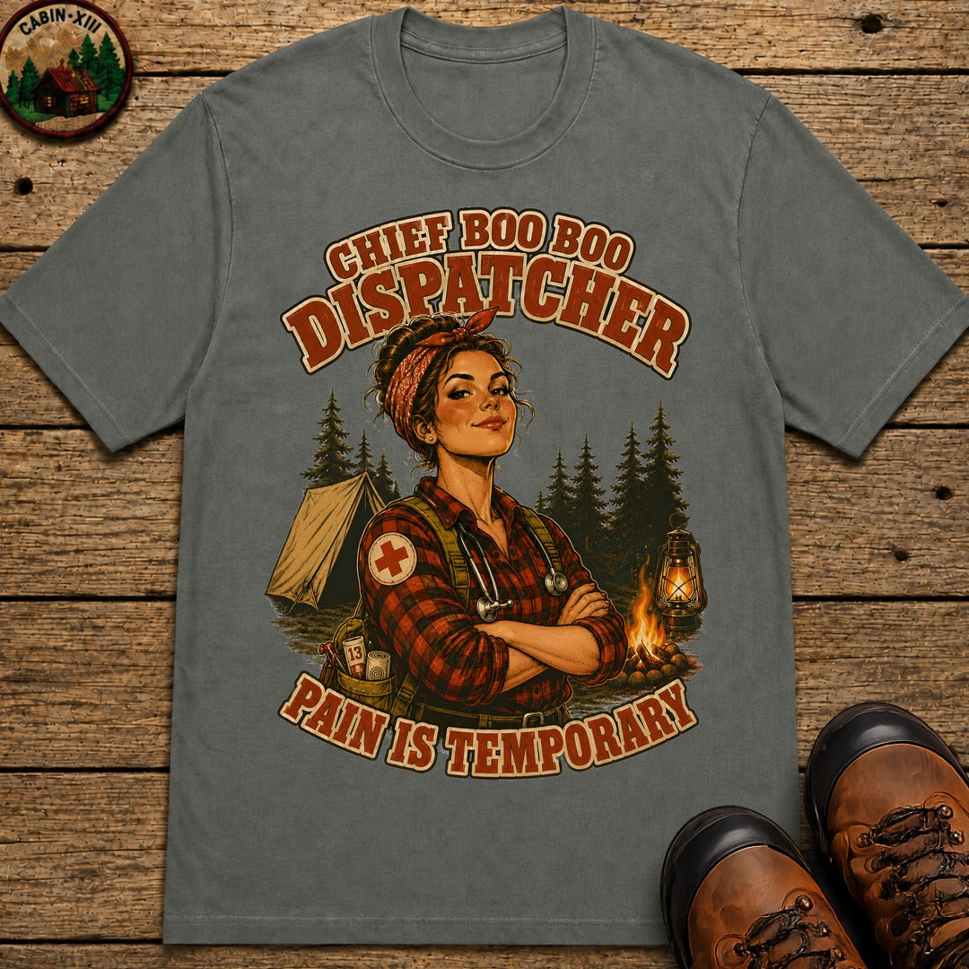 Chief Boo-Boo Dispatcher T-Shirt - Pepper