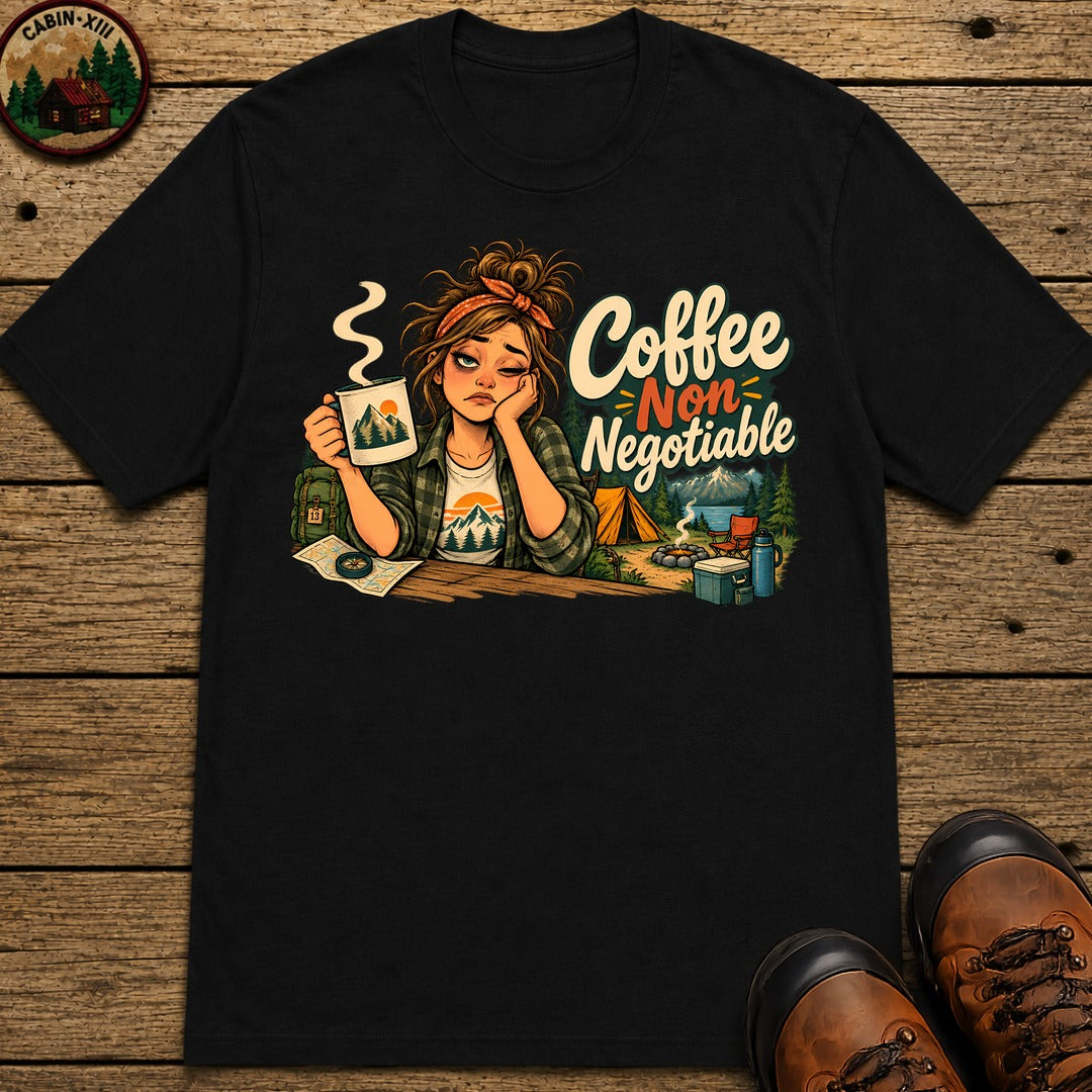 Coffee Non Negotiable T-Shirt - Black