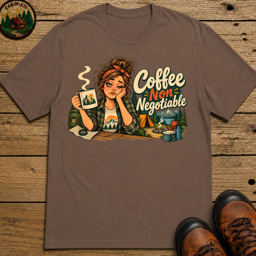Coffee Non Negotiable T-Shirt - Espresso
