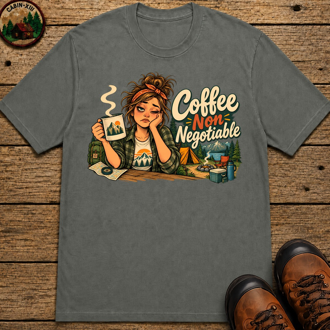 Coffee Non Negotiable T-Shirt - Pepper