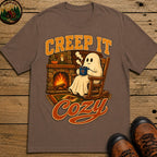 Creep It Cozy T Shirt - Espresso