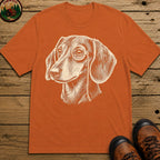 Dachshund in a Monocle T-Shirt - Yam