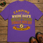 Dad'S Military Training (Modern) T Shirt - Grape