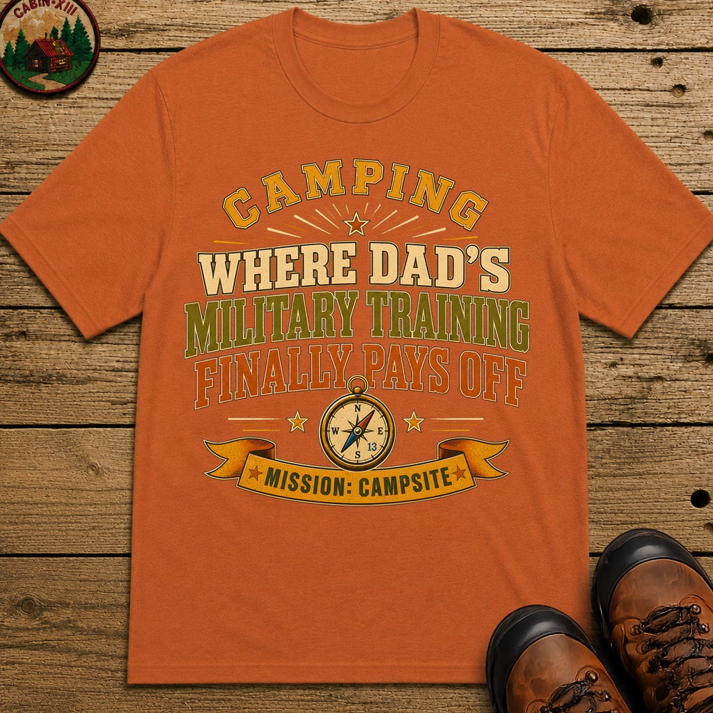 Dad'S Military Training (Modern) T Shirt - Yam