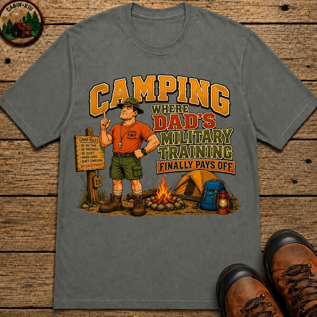 Dad'S Military Training T-Shirt - Pepper