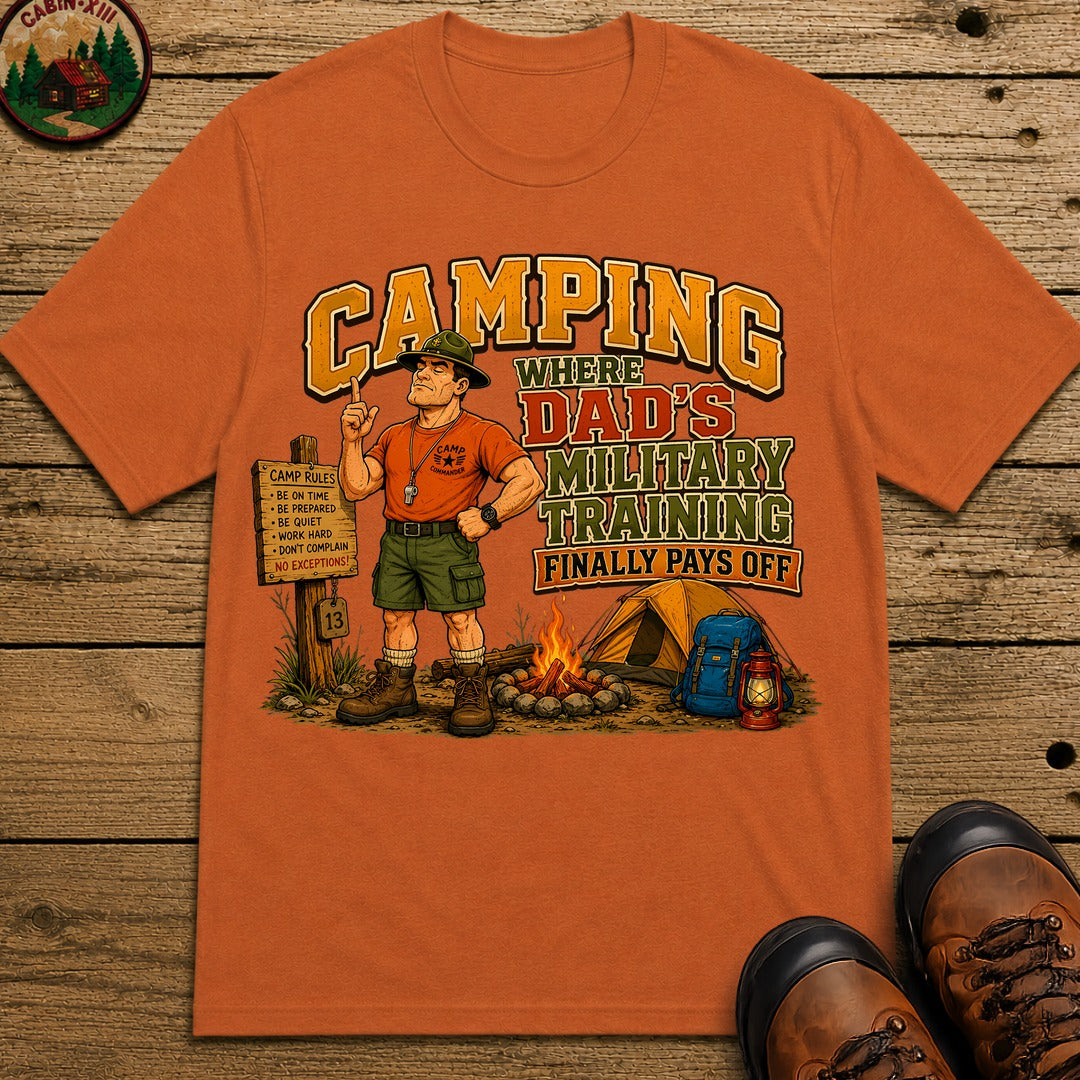 Dad'S Military Training T-Shirt - Yam