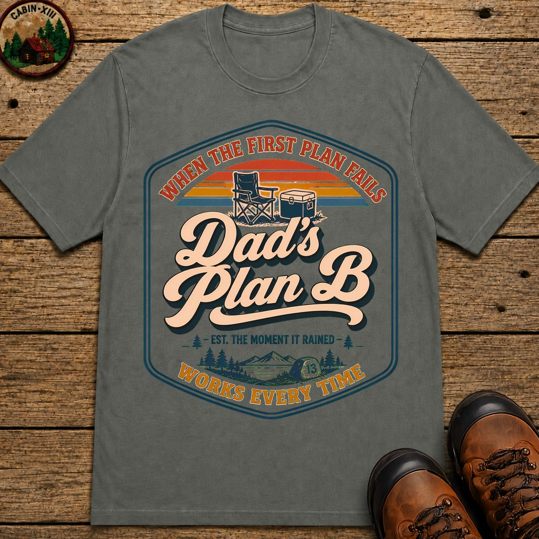 Dad'S Plan B T-Shirt - Pepper