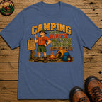 Dad's Military Training T-Shirt - Blue Jean