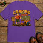 Dad's Military Training T-Shirt - Grape