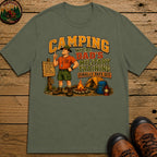 Dad's Military Training T-Shirt - Moss