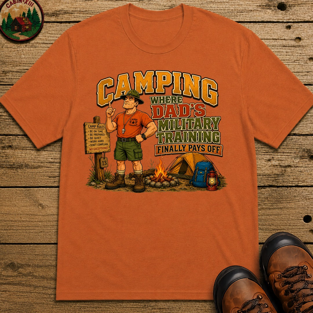 Dad's Military Training T-Shirt - Yam
