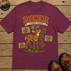 Deer Field Guide 2.0 T Shirt - Berry