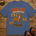 Deer Field Guide 2.0 T Shirt - Blue Jean