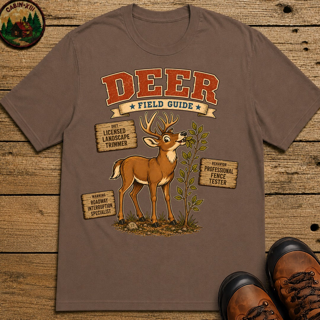 Deer Field Guide 2.0 T Shirt - Espresso