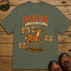 Deer Field Guide 2.0 T Shirt - Moss