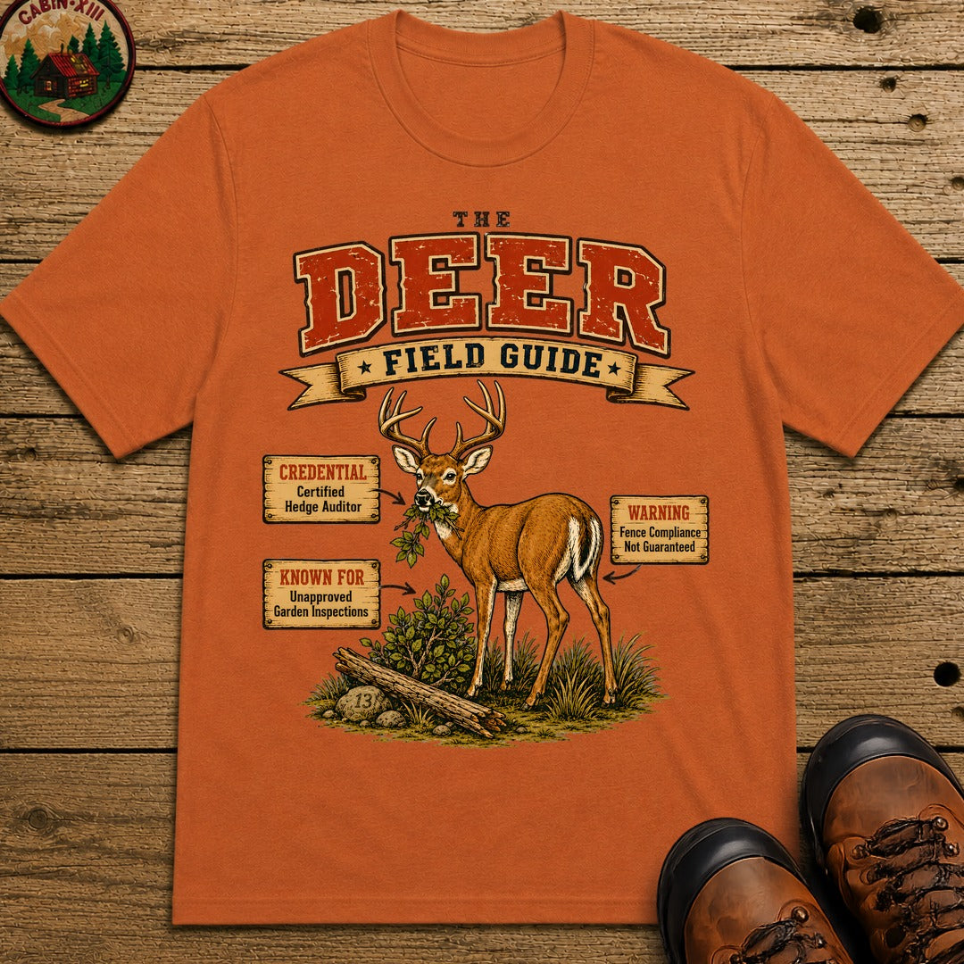 Deer Field Guide T-Shirt - Yam