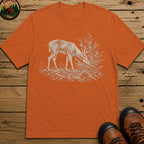 Deer Sketch T-Shirt - Yam