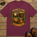 Department Of Smores T Shirt - Berry