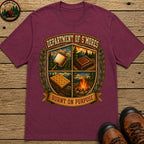 Department Of Smores T Shirt - Berry
