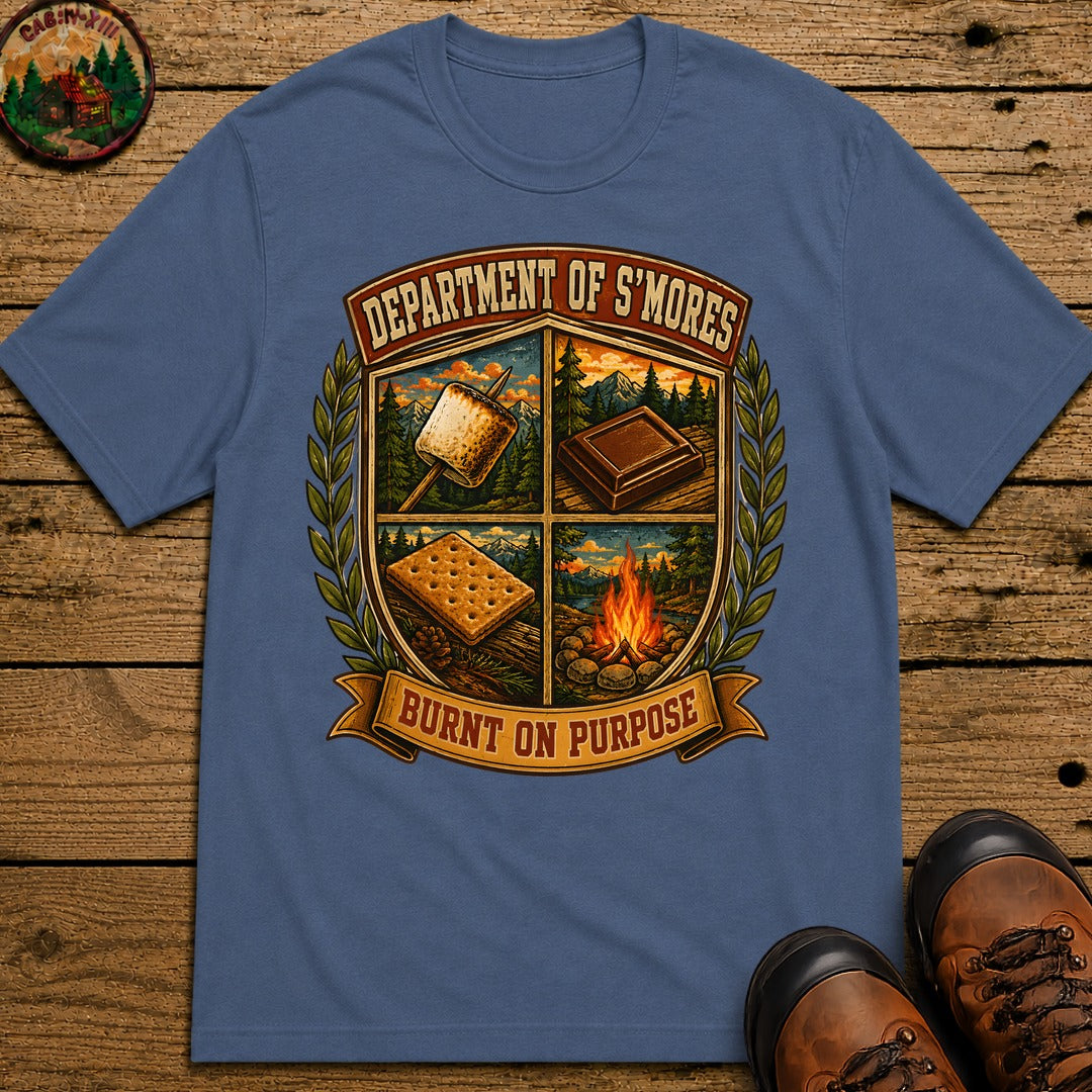 Department Of Smores T Shirt - Blue Jean