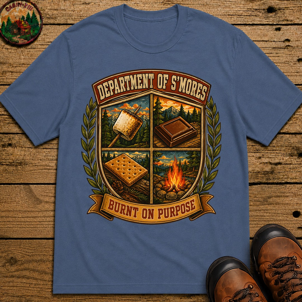 Department Of Smores T Shirt - Blue Jean