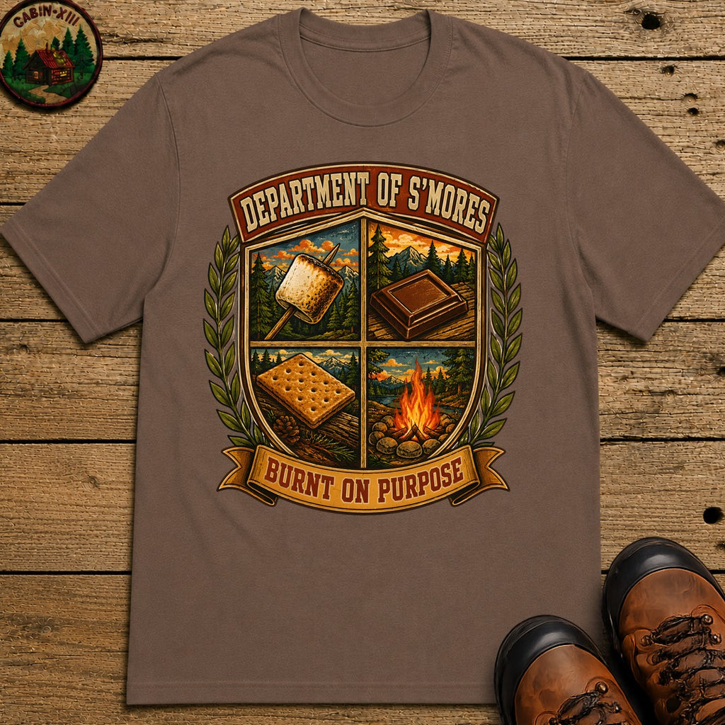 Department Of Smores T Shirt - Espresso